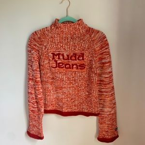 Vintage mudd jeans mock-neck sweater